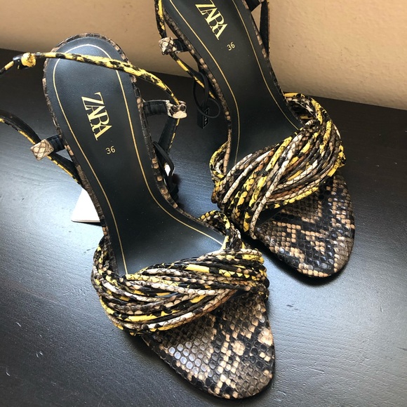 Zara Shoes - NWT ZARA LEOPARD HEELS SIZE 6.5